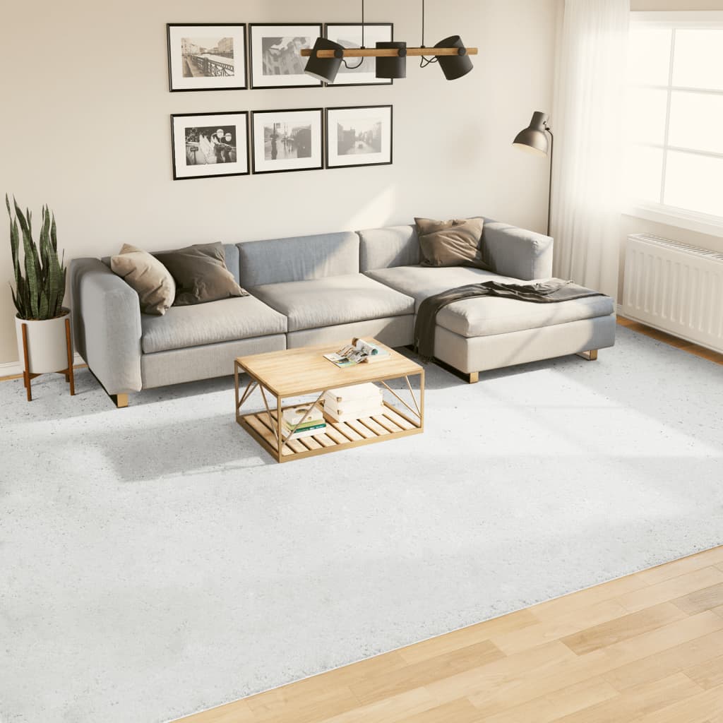 Vidaxl rug oviedo niddereg -pile 300x400 cm Grey