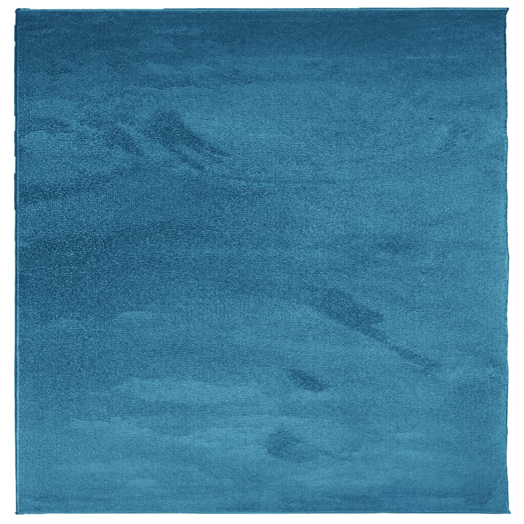 Vidaxl Rug Oviedo Low -Pile 200x200 cm Turquoise