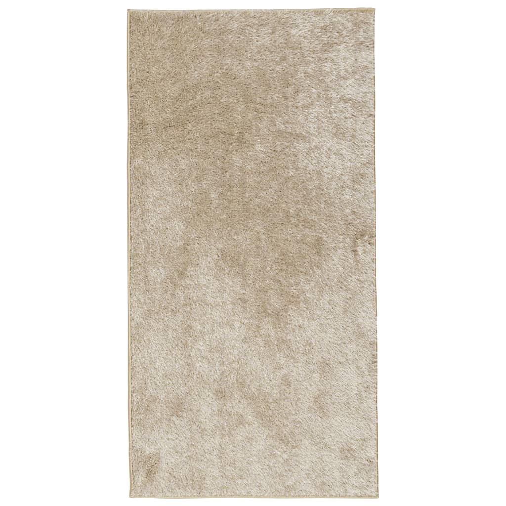 Vidaxl Rug Istan High Pile Glossy 80x150 cm beige