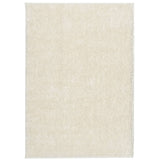 Vidaxl Rug istan héich Pile glänzend 120x170 cm Crème -Colored