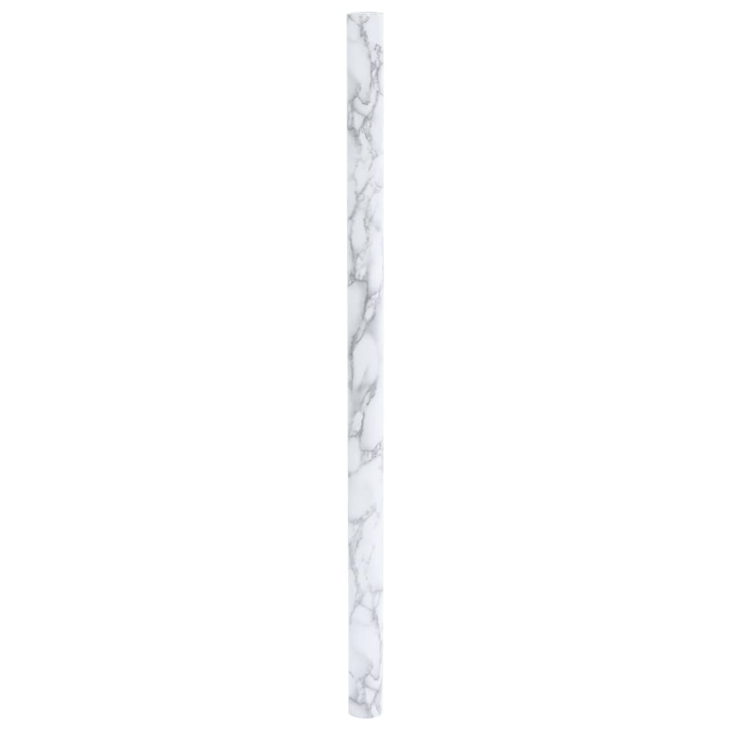 Vidaxl mobili olio autodesivi 90x500 cm Pvc Marble White