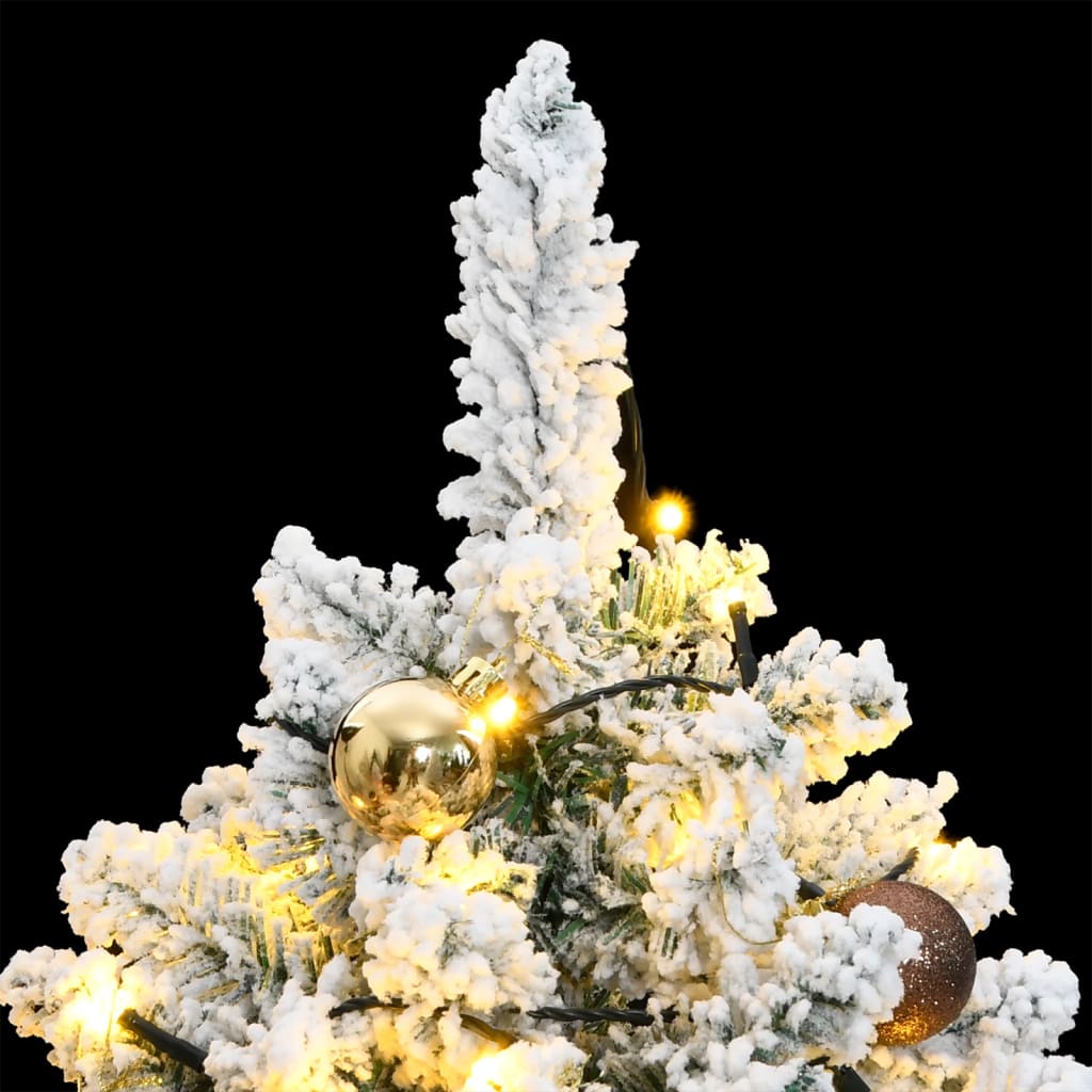 Vidaxl Kunstkerstboom con cardini 150 LED e palle di Natale 150 cm