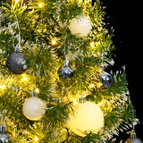 Vidaxl Kunstkerstboom 150 LED Balls e neve 150 cm