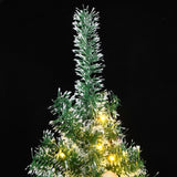 Vidaxl Kunstkerstboom con 300 LED Balls e neve 210 cm