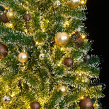 Vidaxl Kunstkerstboom con 300 LED Balls e neve 210 cm