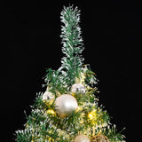 Vidaxl Kunstkerstboom con 300 LED Balls e neve 240 cm