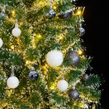 Vidaxl Kunstkerstboom with 300 LEDs Christmas balls and snow 180 cm