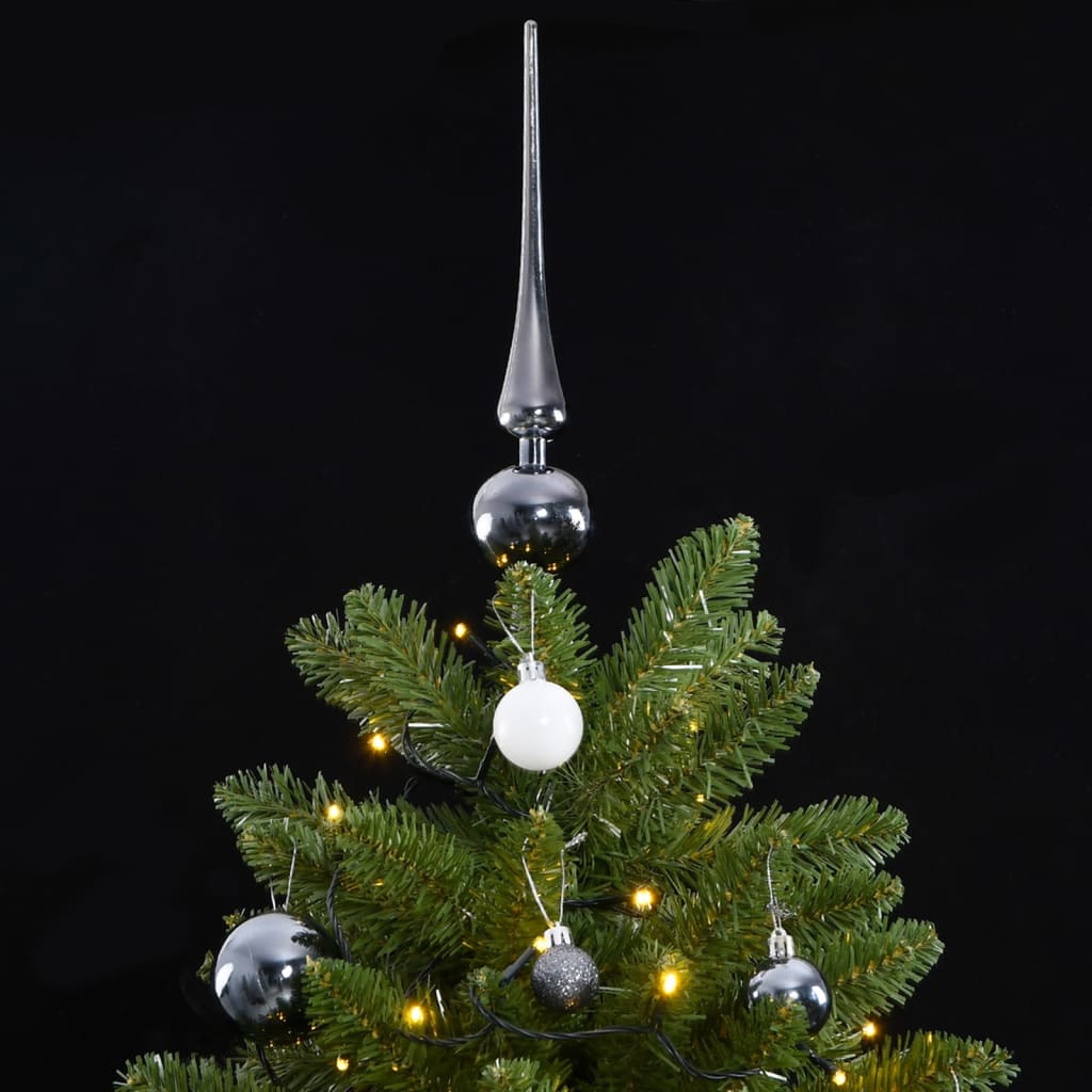 Vidaxl Kunstkerstboom avec des charnières 300 LED et balles de Noël 270 cm