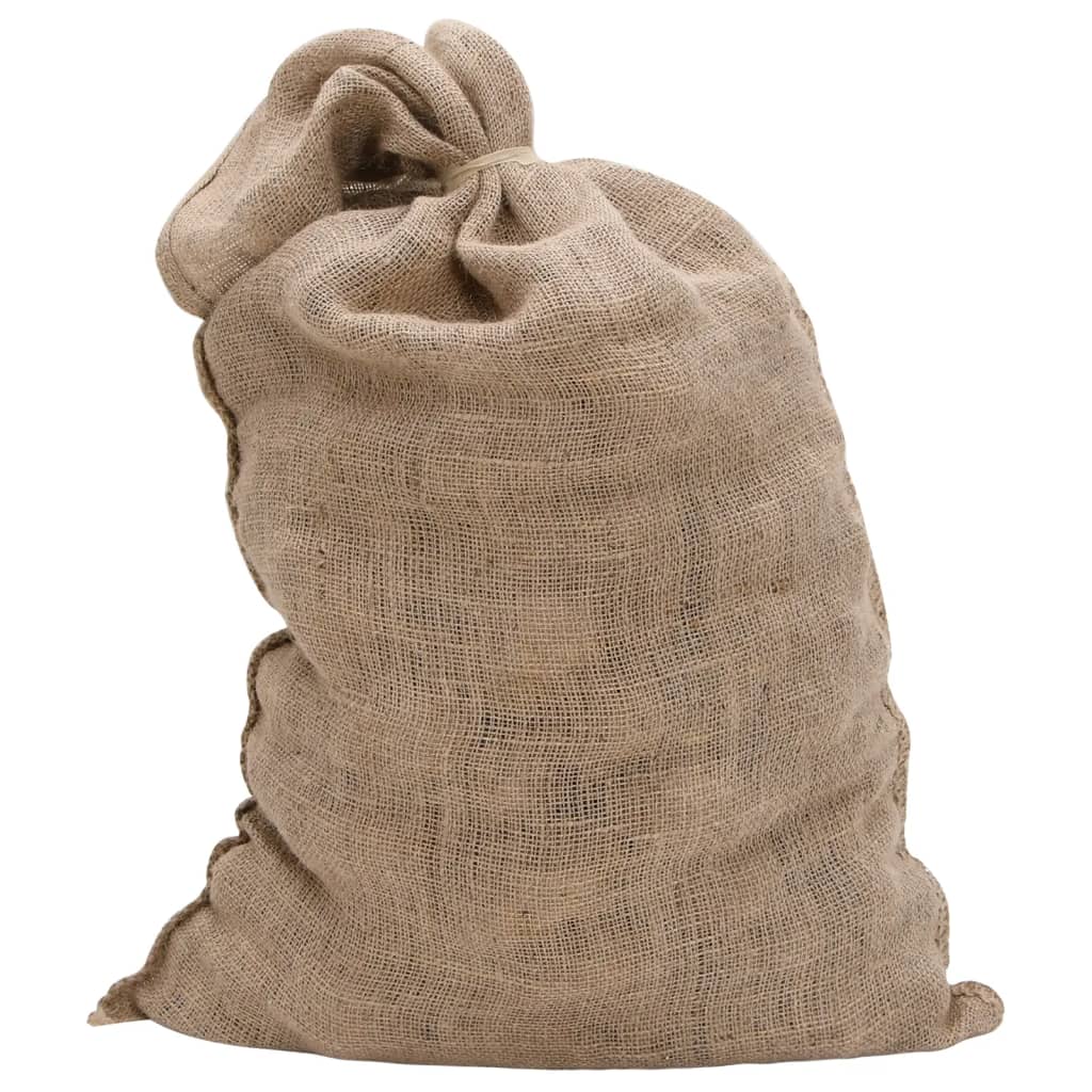 Vidaxl JUTE bags 5 pieces 220 g m² 60x105 cm 100% jute