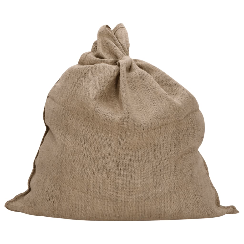 Vidaxl jute väskor 5 stycken 340 g m² 100x110 cm 100% jute