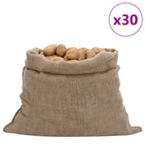 Vidaxl Jute Poschen 30 Stéck 220 g m² äntwert 100x110 cm 100% Jute