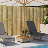 BIDAXL PARASOL FOTING 70x70x25 cm Poly Rattan Acacia Wood Grey