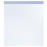 VIDAXL -Fensterfilm statische matte transparente Grau 45 x 2000 cm PVC