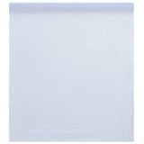 Vidaxl Film Film statico Matte trasparente bianco 45x1000 cm PVC