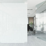 Película de ventana de Vidaxl Matte estático transparente blanco 45x1000 cm PVC