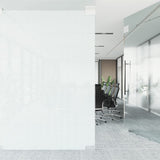 Película de ventana de Vidaxl estático Matte transparente blanco 60x500 cm PVC