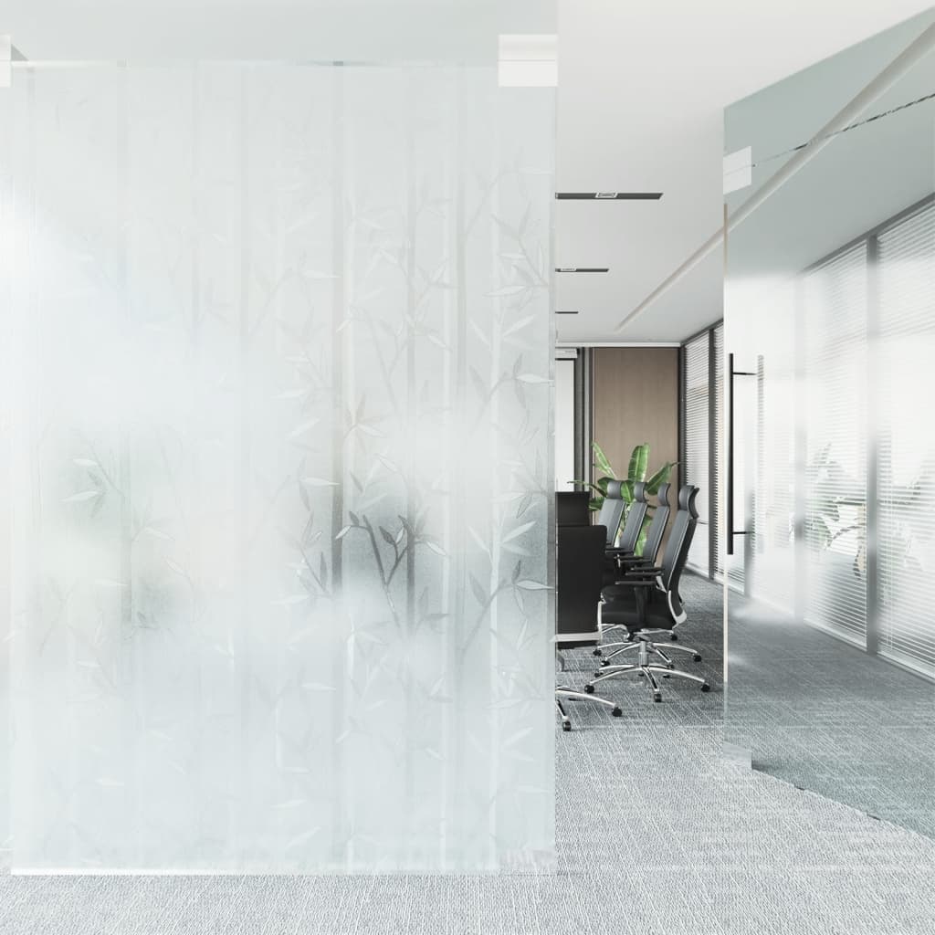 VidaXL window film Bamboo pattern Mat 60x500 cm PVC