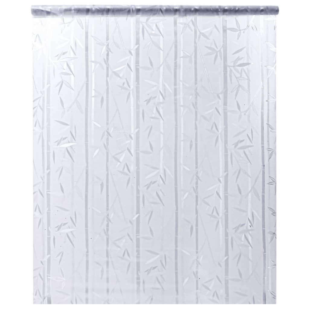 Vidaxl Película de la ventana de la ventana Mat de patrón de bambú 90x500 cm PVC