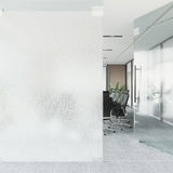 Vidaxl Window Film Star Mønster Mat 45x500 cm PVC