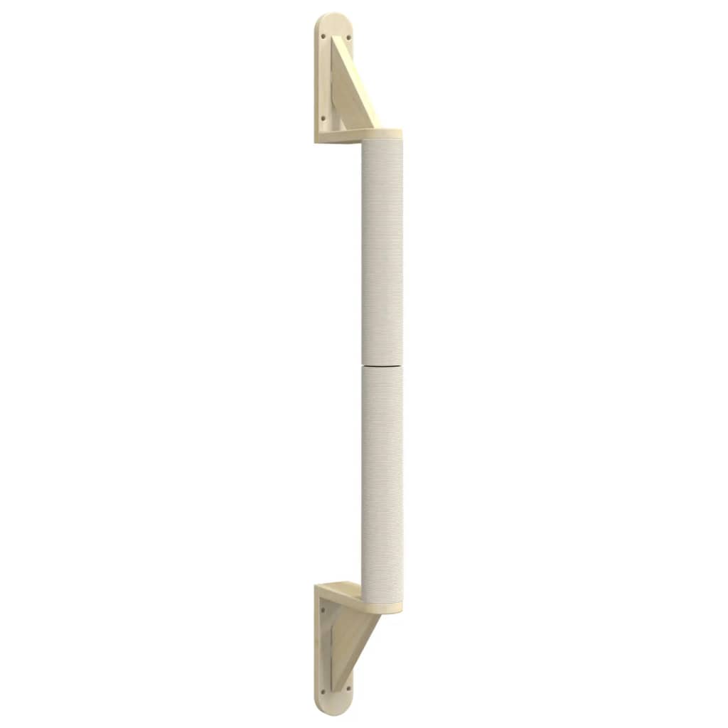 Vidaxl kattenkrabpaal wandgemonteerd 109 cm sisal