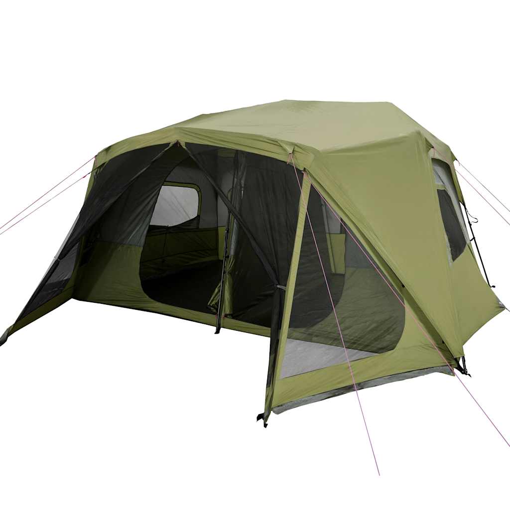 Vidaxl Tent 10-person Waterproof Fast Disconnecting Green