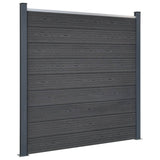 Vidaxl Panelu panelu ogrodzenia 353x186 cm HKC Gray