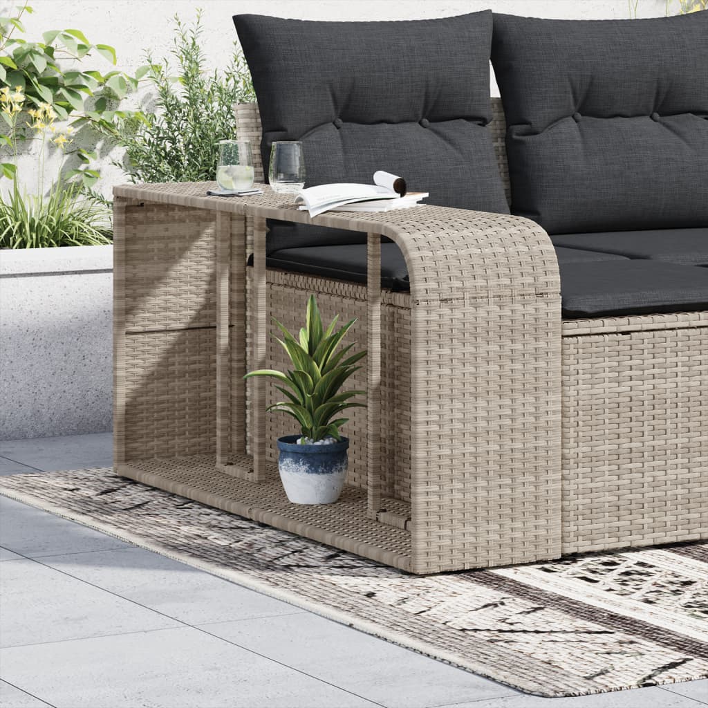 Vidaxl Storage Science 2 St Poly rattan jasnoszary