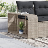 Vidaxl Storage Science 2 St Poly Rattan gris claro