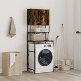 Vidaxl washing machine cupboard 68x48.5x194 cm smoked oak colored