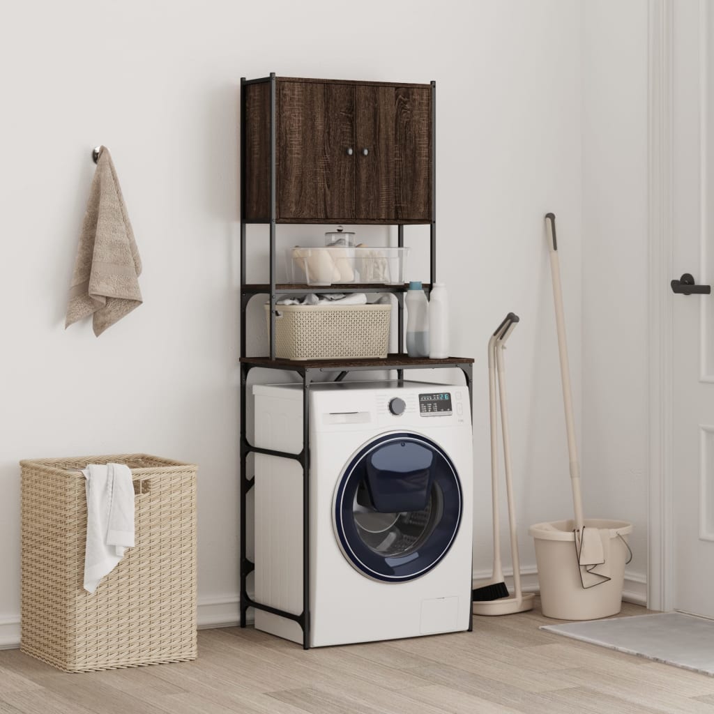 Vidaxl Washing Machine Cabinet 68x48.5x194 cm Colore rovere marrone