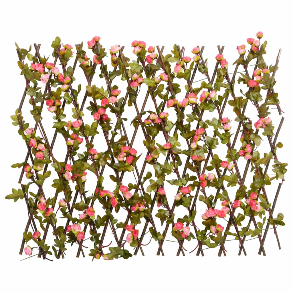 Vidaxl plante artificielle Ivy Latwerk 5 St s'étend 180x60 cm rose foncé