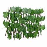 Vidaxl hoja de uva de planta artificial en la extensión de listones de 180x20 cm verde