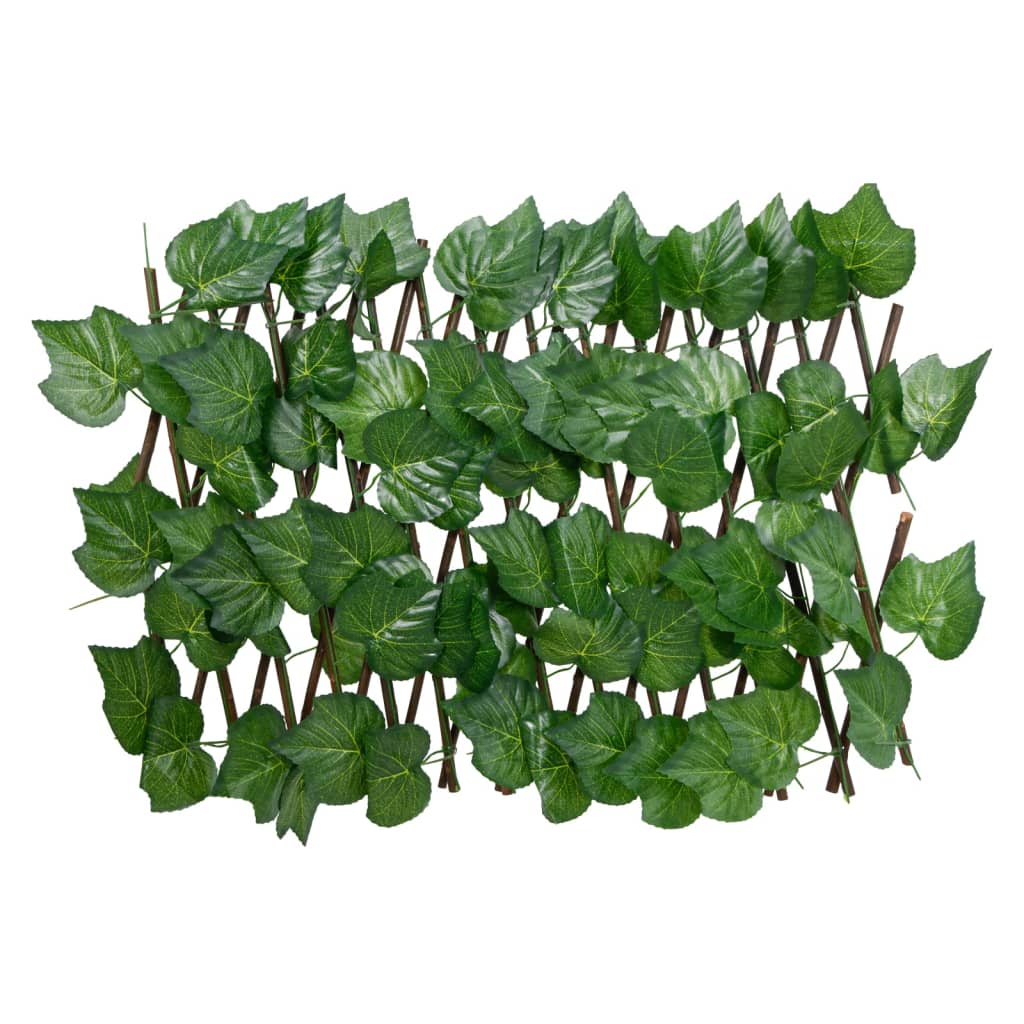 Vidaxl Artificial Plant Grape Leaf på lamellförlängningen 180x20 cm grön