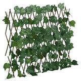 Vidaxl Artificial Plant Grape Leaf på lamellen Udvideligt 190x60 cm grøn