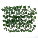 Vidaxl Artificial Plant Grape Leaf på lamellet utdragbart 190x60 cm grönt