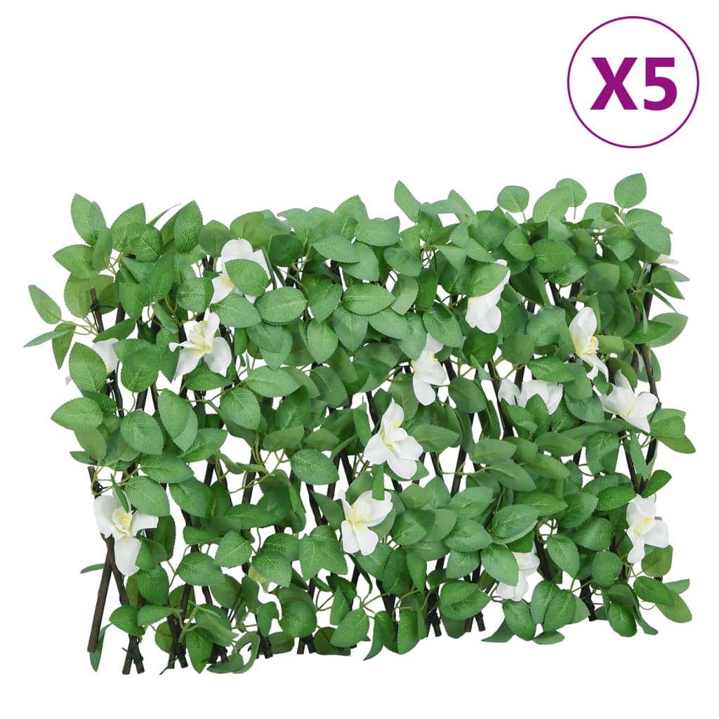 Vidaxl Umělá rostlina Ivy na Latwerk 5 St rozšiřuje 180x30 cm zelené