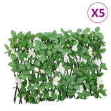 Vidaxl Umetna rastlina Ivy na Latwerk 5 St sega 180x30 cm zelena