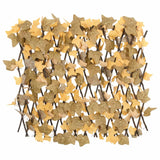 Vidaxl Plant artificiel Maple Leaf Latwerk 5st extensible 180x60 cm orange