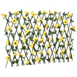 Vidaxl Planta Artificial Ivy en Latwerk Extridable 180x60 cm amarillo