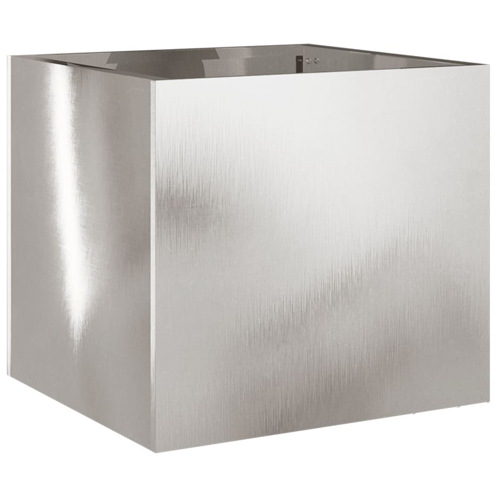 VidaXL Planter 32x30x29 cm Stainless steel silver colored