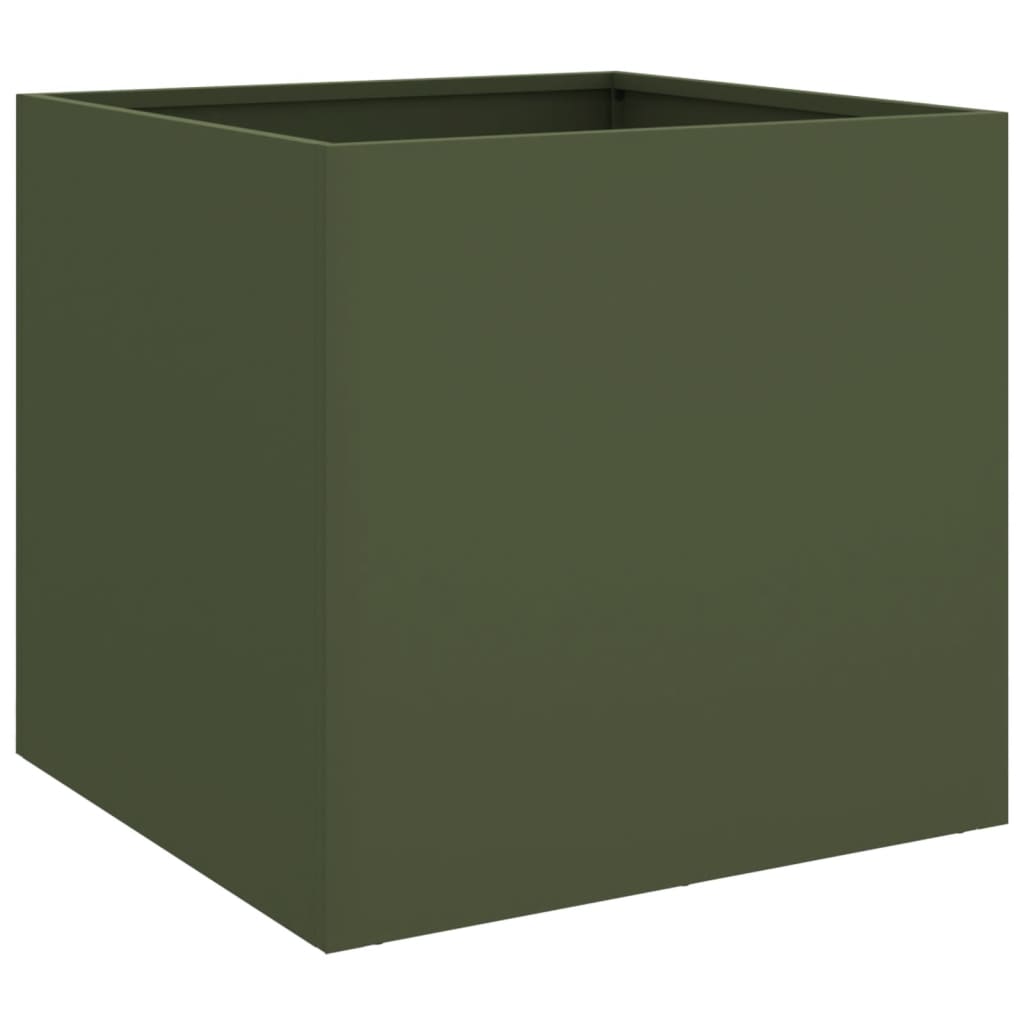 Vidaxl Planning Box 42x40x39 cm stalowa zielona