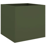 Vidaxl Planning Box 49x47x46 cm Olive Green