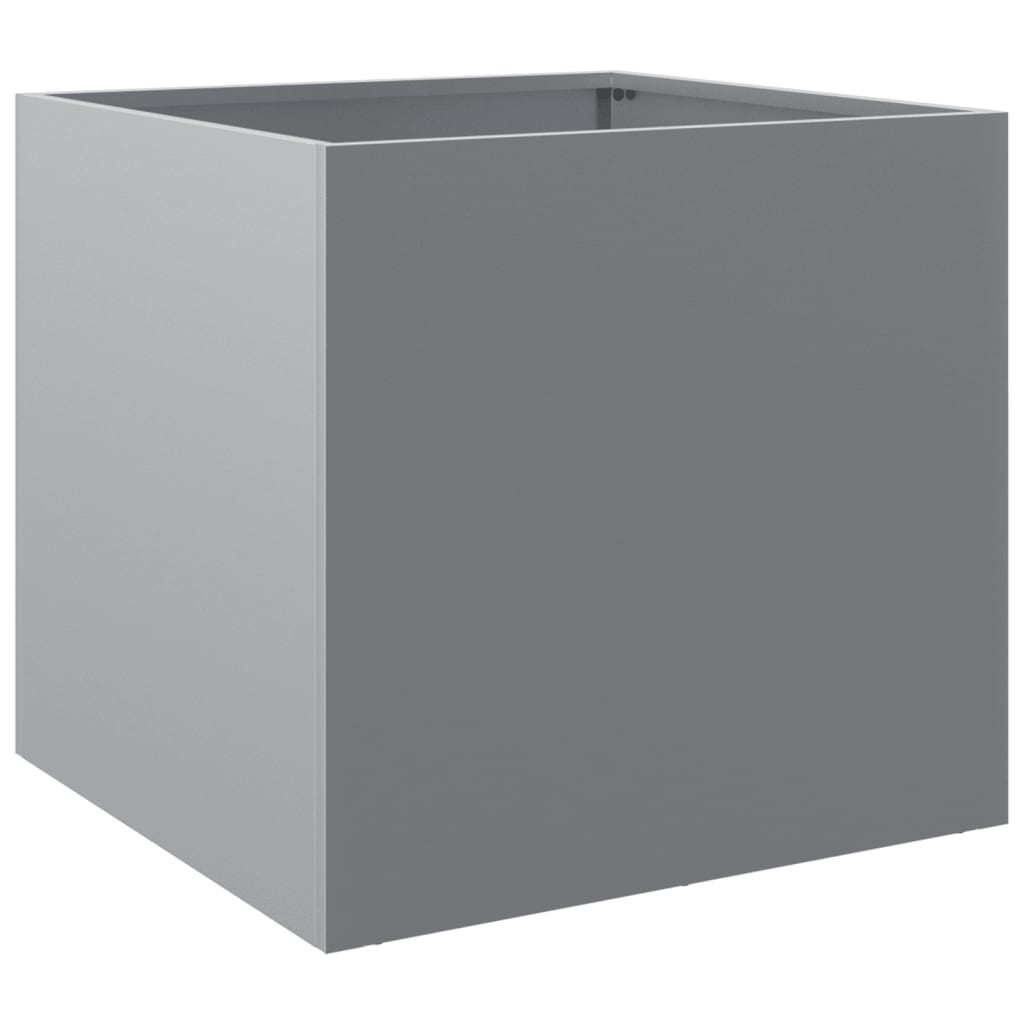 Vidaxl Planning Box 49x47x46 cm Galvaniserat stålsilverfärgat