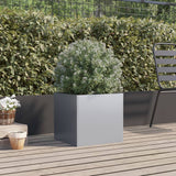 Vidaxl Planning Box 49x47x46 CM Galvanized Steel Silver Colored