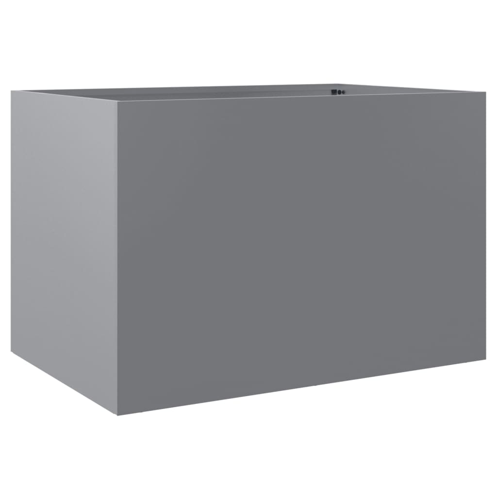 Vidaxl Planning box 62x40x39 cm galvanized steel silver colored