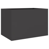 Casella di pianificazione Vidaxl 62x47x46 cm in acciaio nero