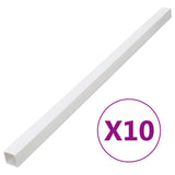 VidaXL Kabelgoot 33x33 mm 10 m PVC