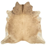 Vidaxl rug 180x220 cm real cowhide beige