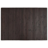 Tapis Vidaxl Rectangulaire 70x100 cm BAMBO BRORN DARK