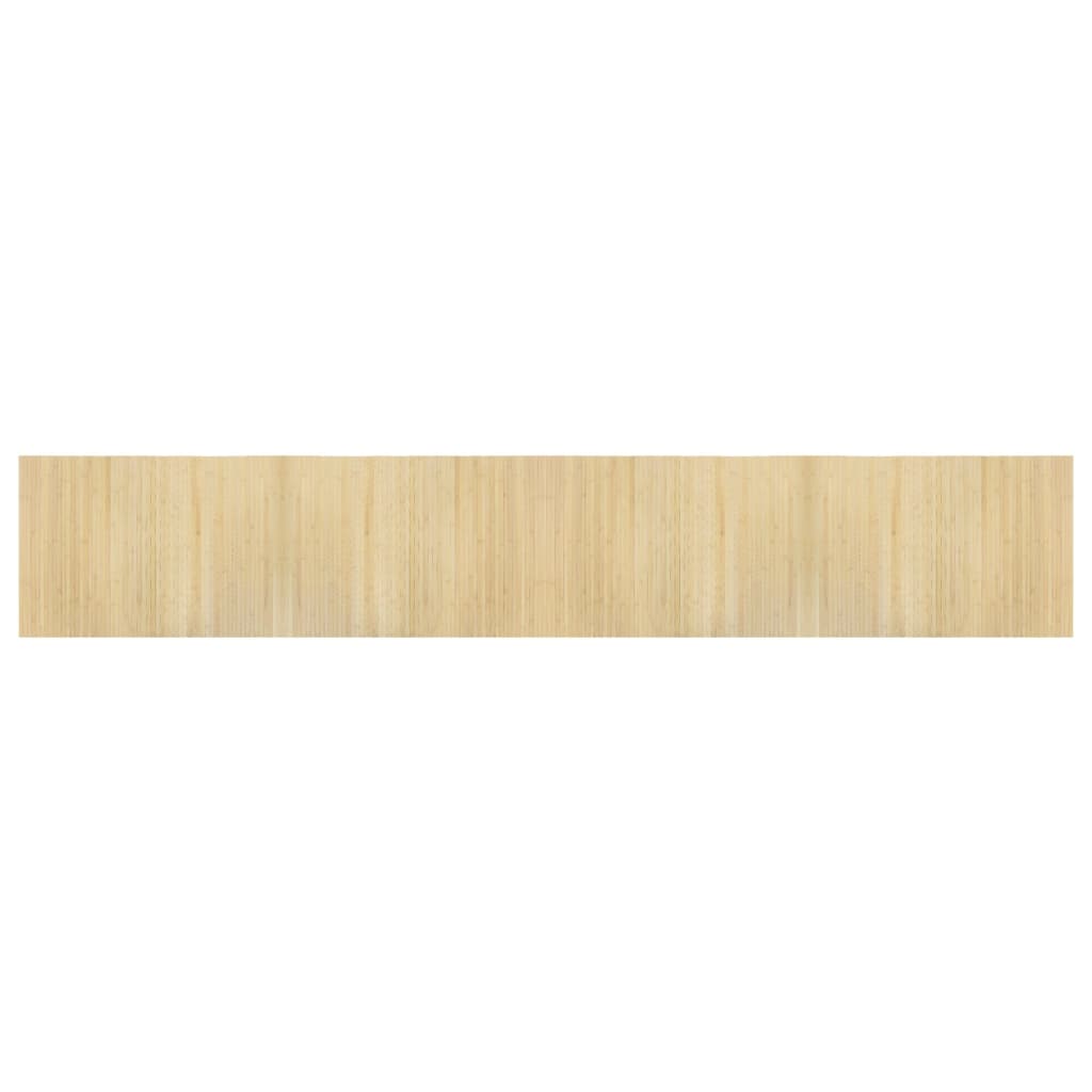 Vidaxl tapis rectangulaire 70x400 cm Bamboo Light Natural